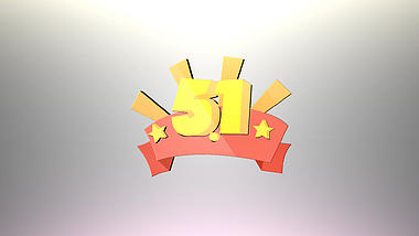 五一劳动节logo挂件展示视频视频的预览图