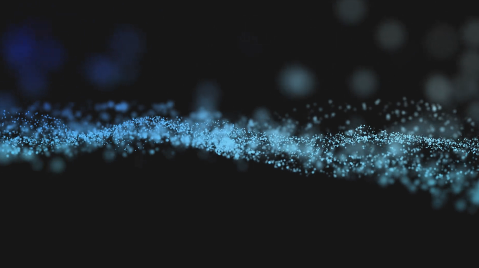 蓝色粒子漂浮展示后期演绎应用视频的预览图