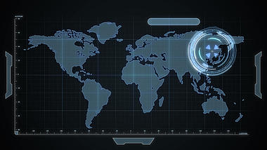 世界地图科技元素ae模板视频的预览图