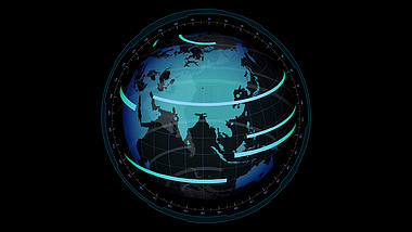 科技科幻地球元素ae模板视频的预览图