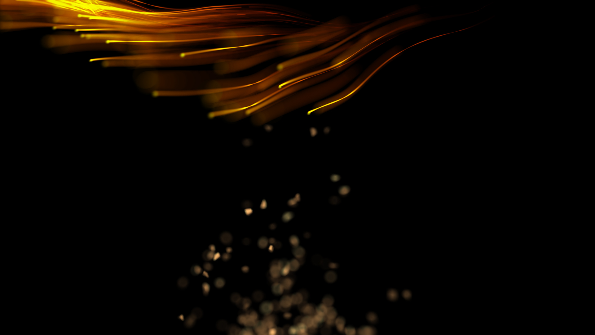 大气金色光效粒子ae模板视频的预览图