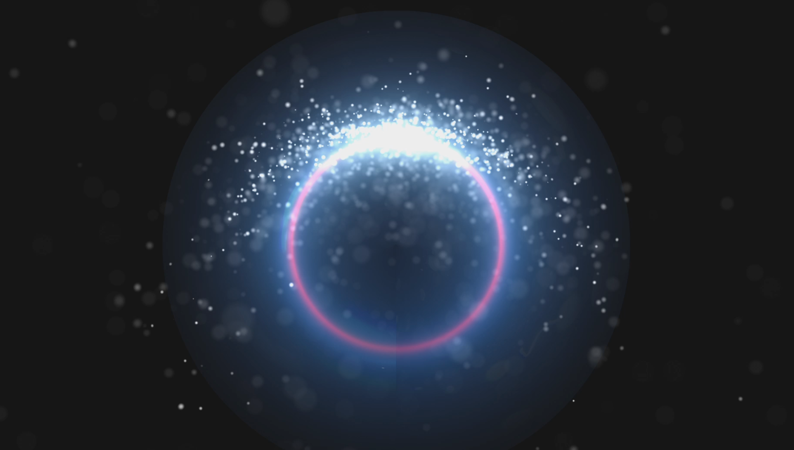 炫酷圆圈粒子光效内容后期免抠应用视频的预览图