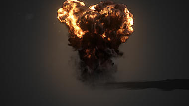 蘑菇云爆炸烟雾ae模板视频的预览图