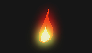MG卡通火焰蜡烛效果飘扬效果后期应用视频的预览图