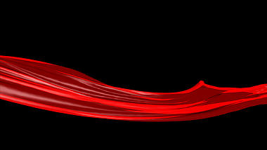 红色丝带丝绸飘扬透明通道视频素材视频的预览图