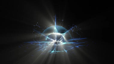 震撼能量球冲击光元素效果包装制作视频的预览图