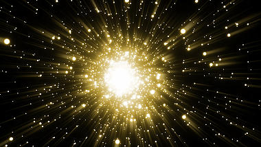 炫酷金色逆光粒子隧道透明通道视频的预览图