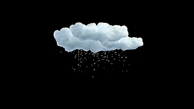三维云层下雪效果后期免抠内容应用视频的预览图