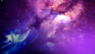 震撼蓝紫色流星太空动态背景视频的预览图