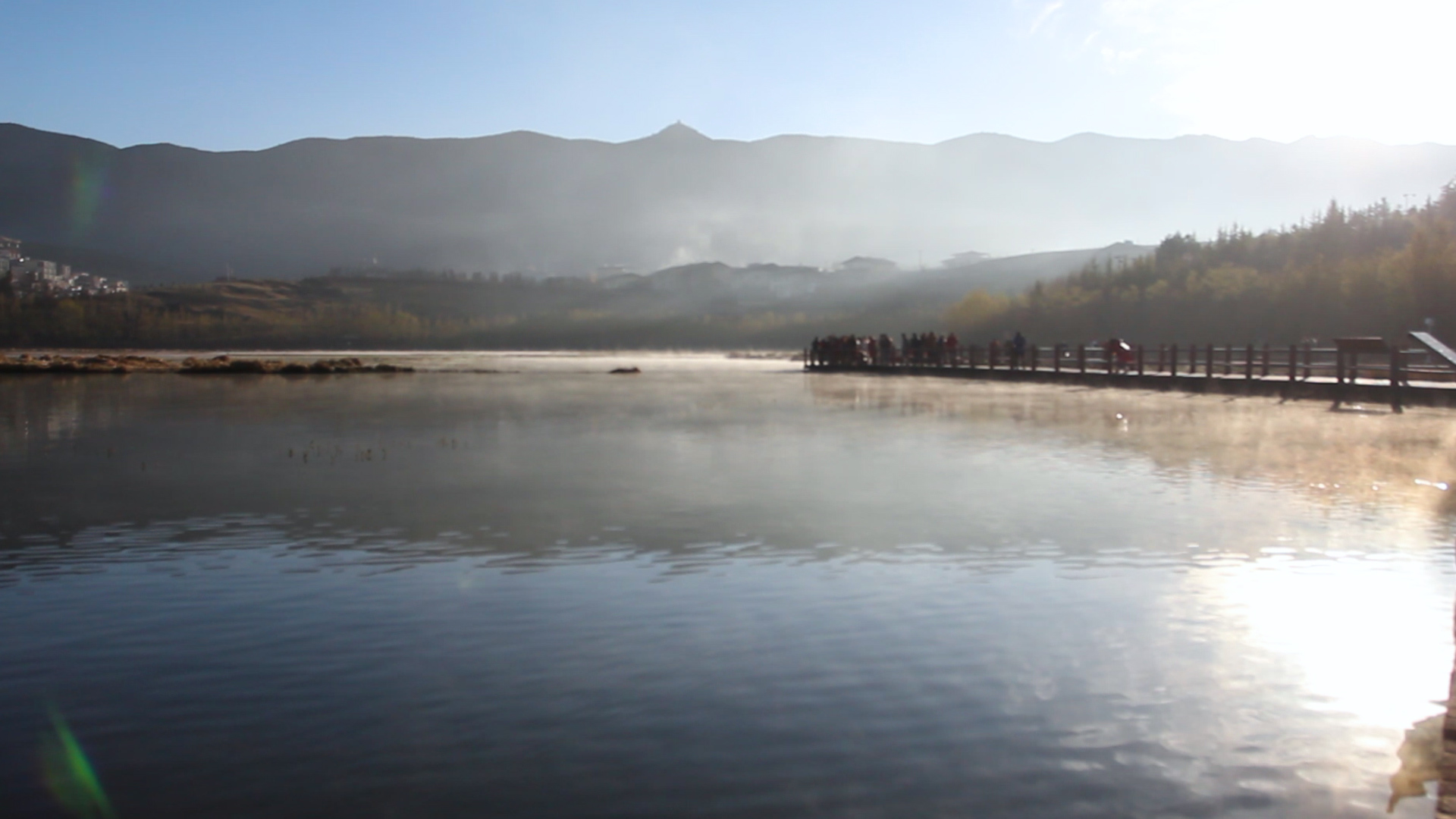 1080P松赞林寺的早晨风景风光视频的预览图