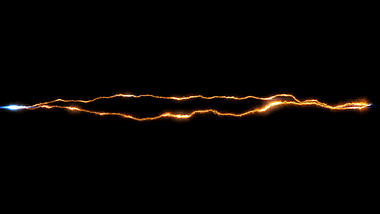 炫酷电流闪电能量发射透明通道视频的预览图