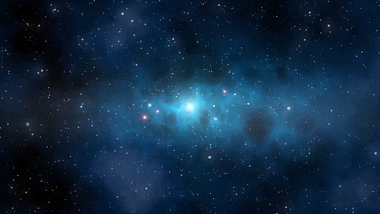震撼后期蓝色粒子星空动态背景视频的预览图