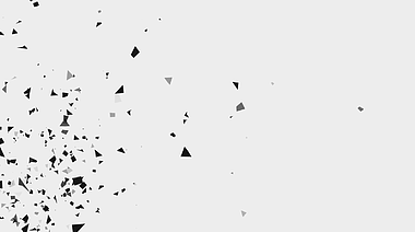 创意背景黑白粒子方块不规则效果循环应用视频的预览图