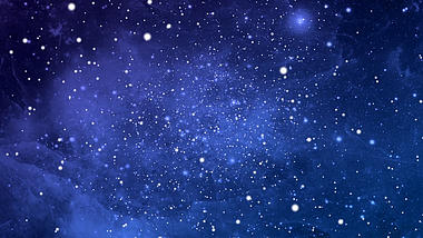 蓝色背景小星星AE粒子视频模板视频的预览图