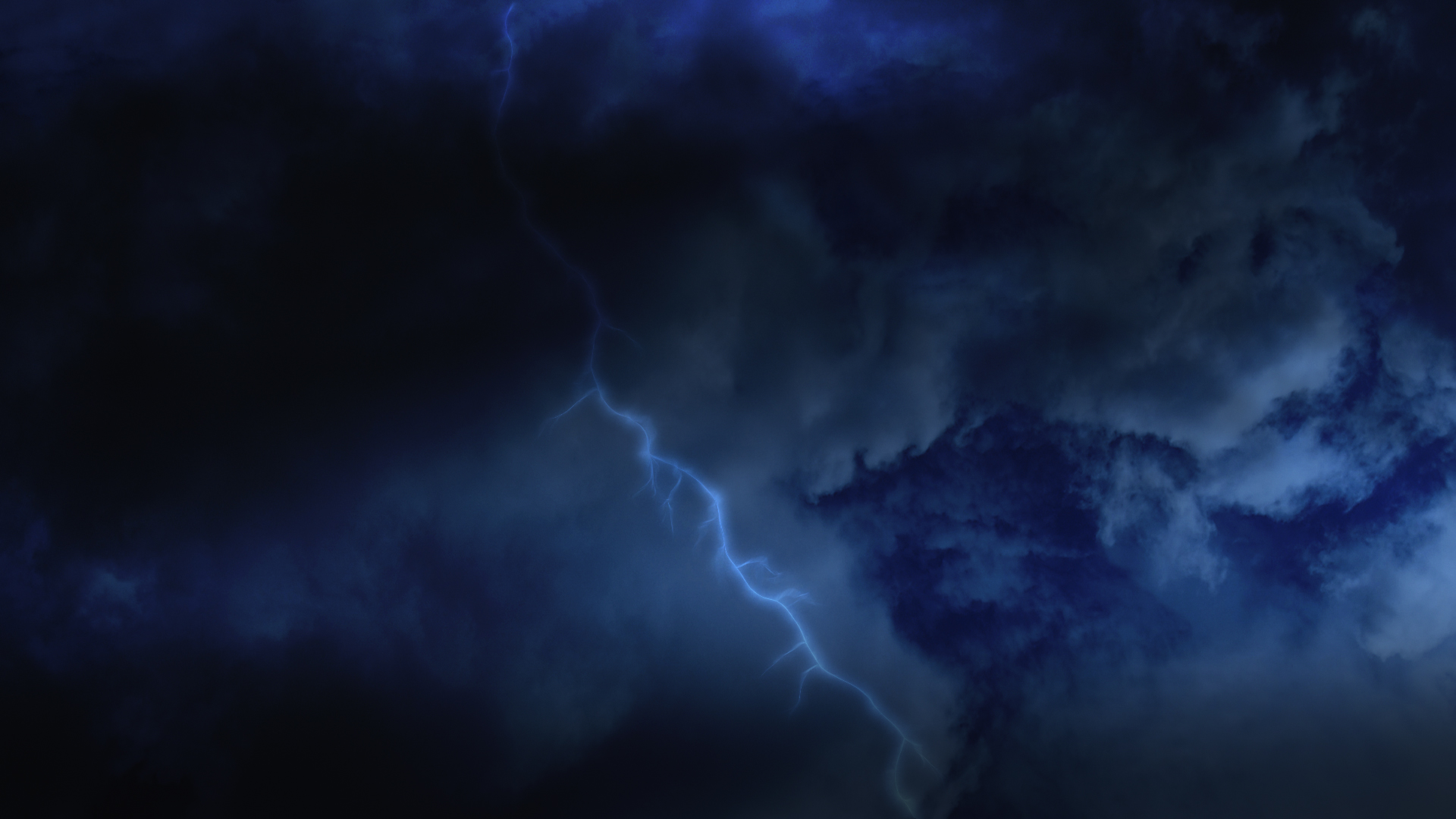大气闪电夜空背景ae模板视频的预览图