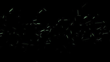 中国风水墨竹叶飘落素材透明通道视频的预览图