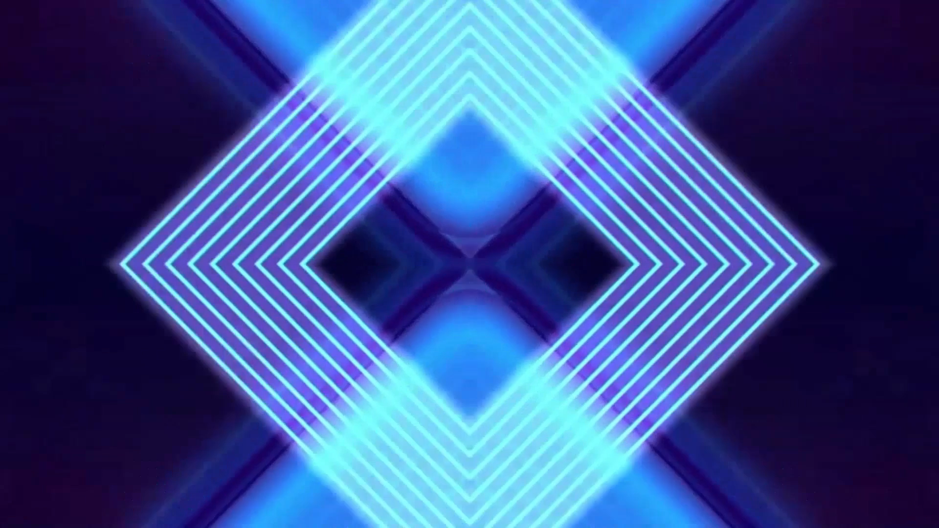 创意几何方块线条蓝色动态背景视频的预览图