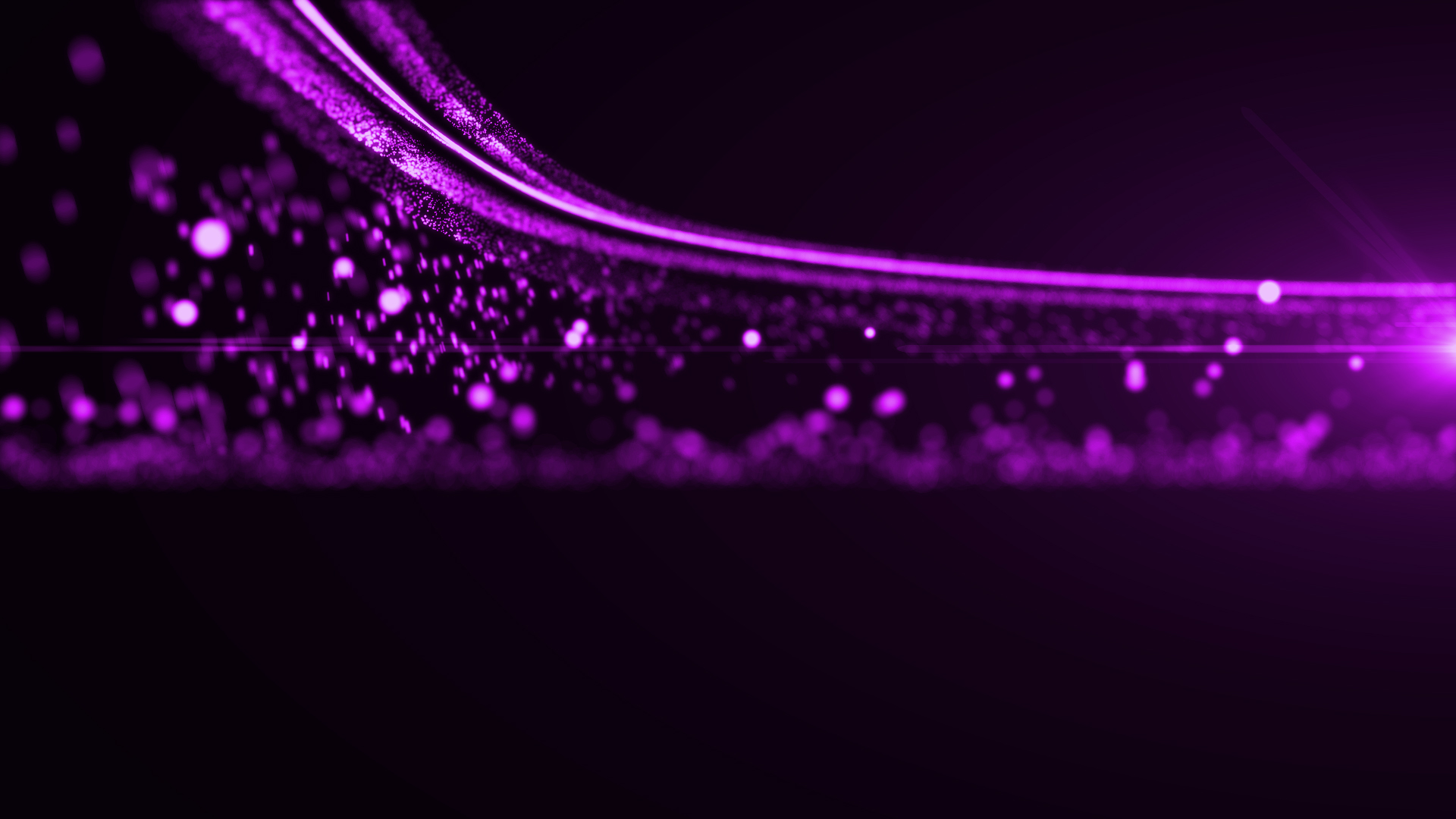 紫色光效粒子背景ae模板视频的预览图