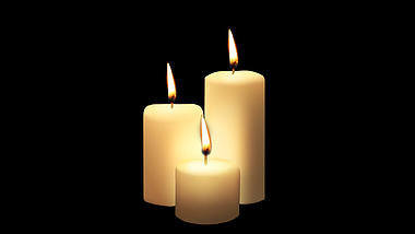 纪念缅怀祈祷蜡烛火光燃烧动画透明通道视频的预览图