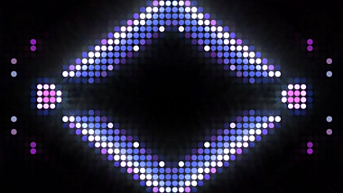创意点阵闪光LED动态背景视频的预览图