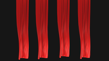 红布红绸漂浮效果后期动态元素内容效果应用视频的预览图