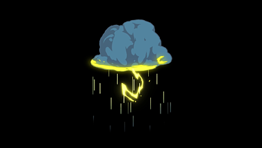 卡通积雨云闪电动效后期展示视频的预览图