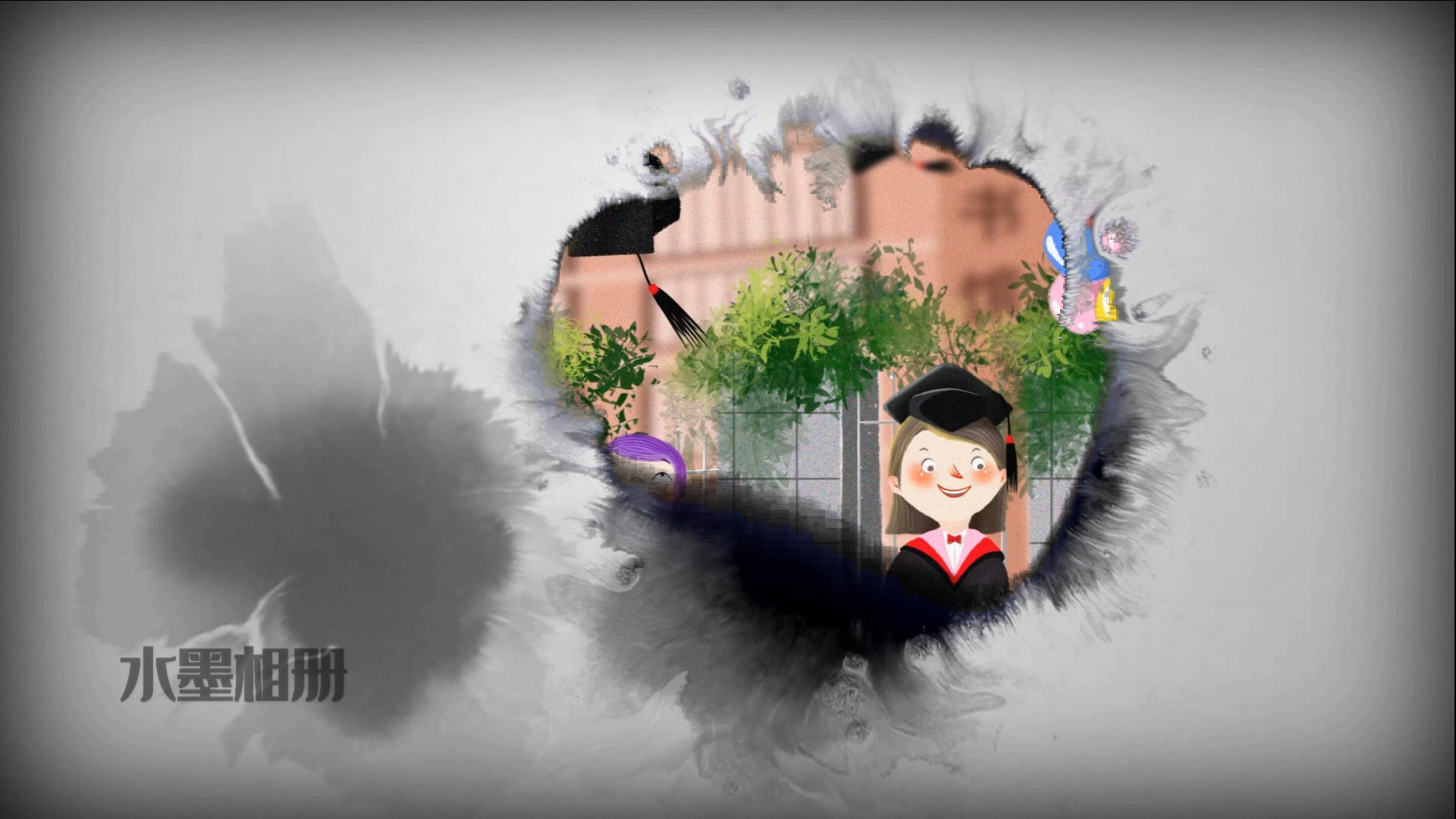 中国风图文宣传会声会影模板视频的预览图