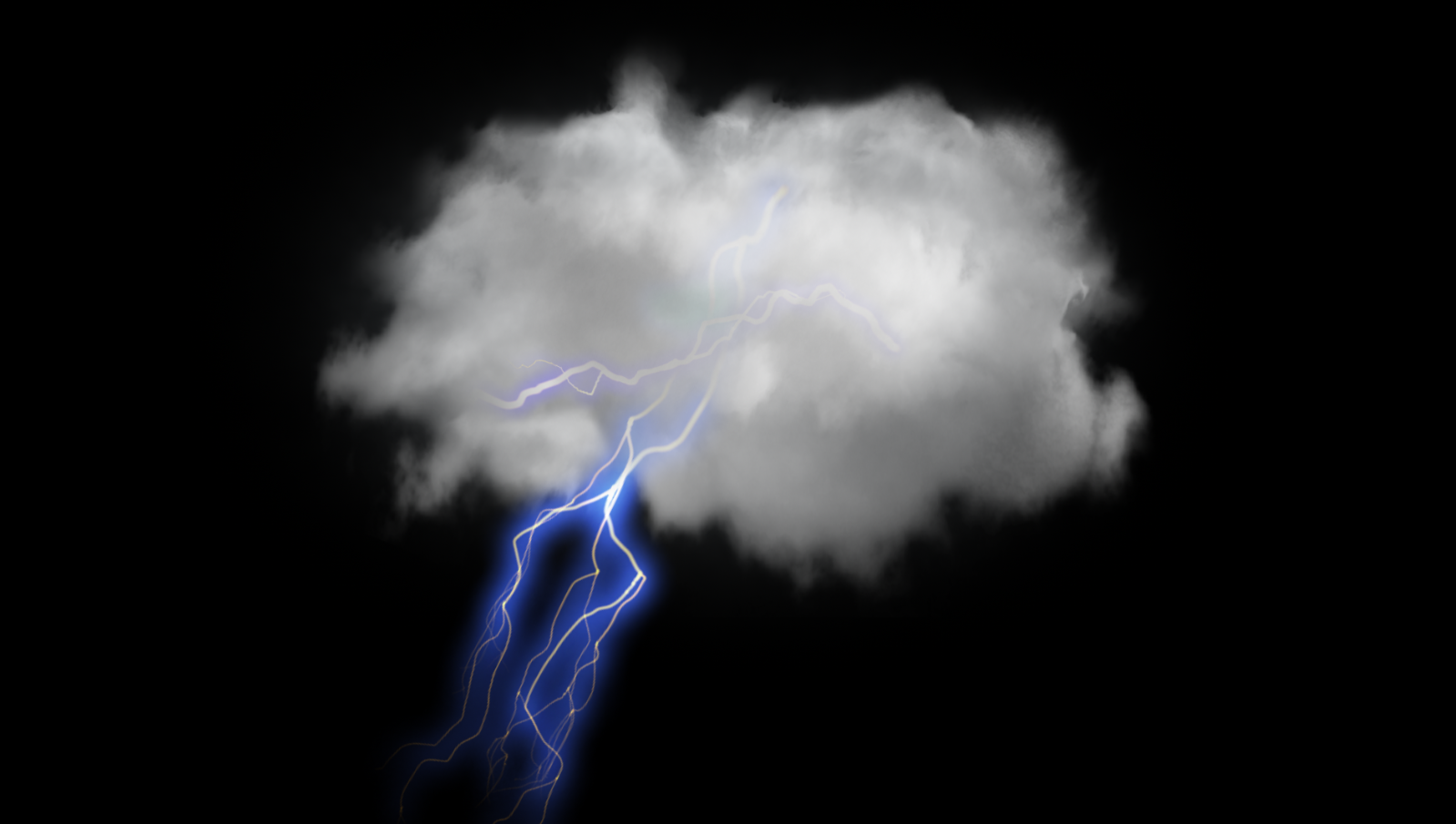 天气预报打雷乌云效果后期动态元素演绎视频的预览图