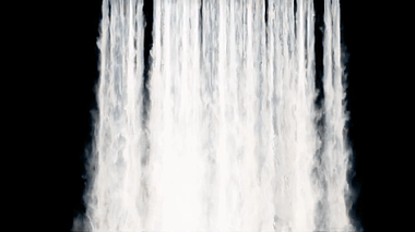 瀑布流水效果后期免抠动态元素展示应用视频的预览图