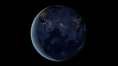 创意片头地球旋转动态背景视频的预览图