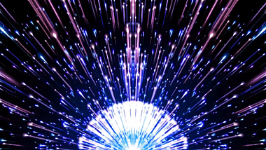 超炫酷绽放粒子动态LED背景视频的预览图