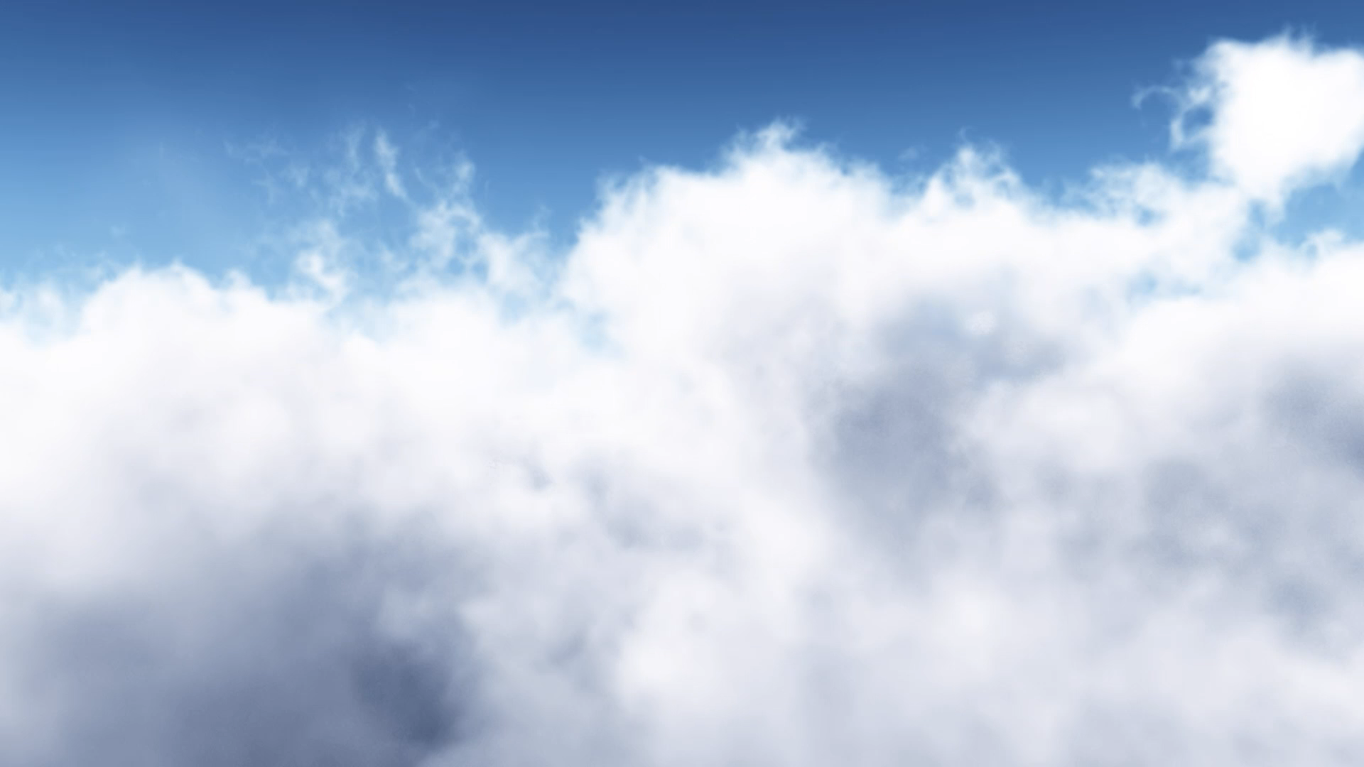 大气蓝天云层穿梭视频视频的预览图