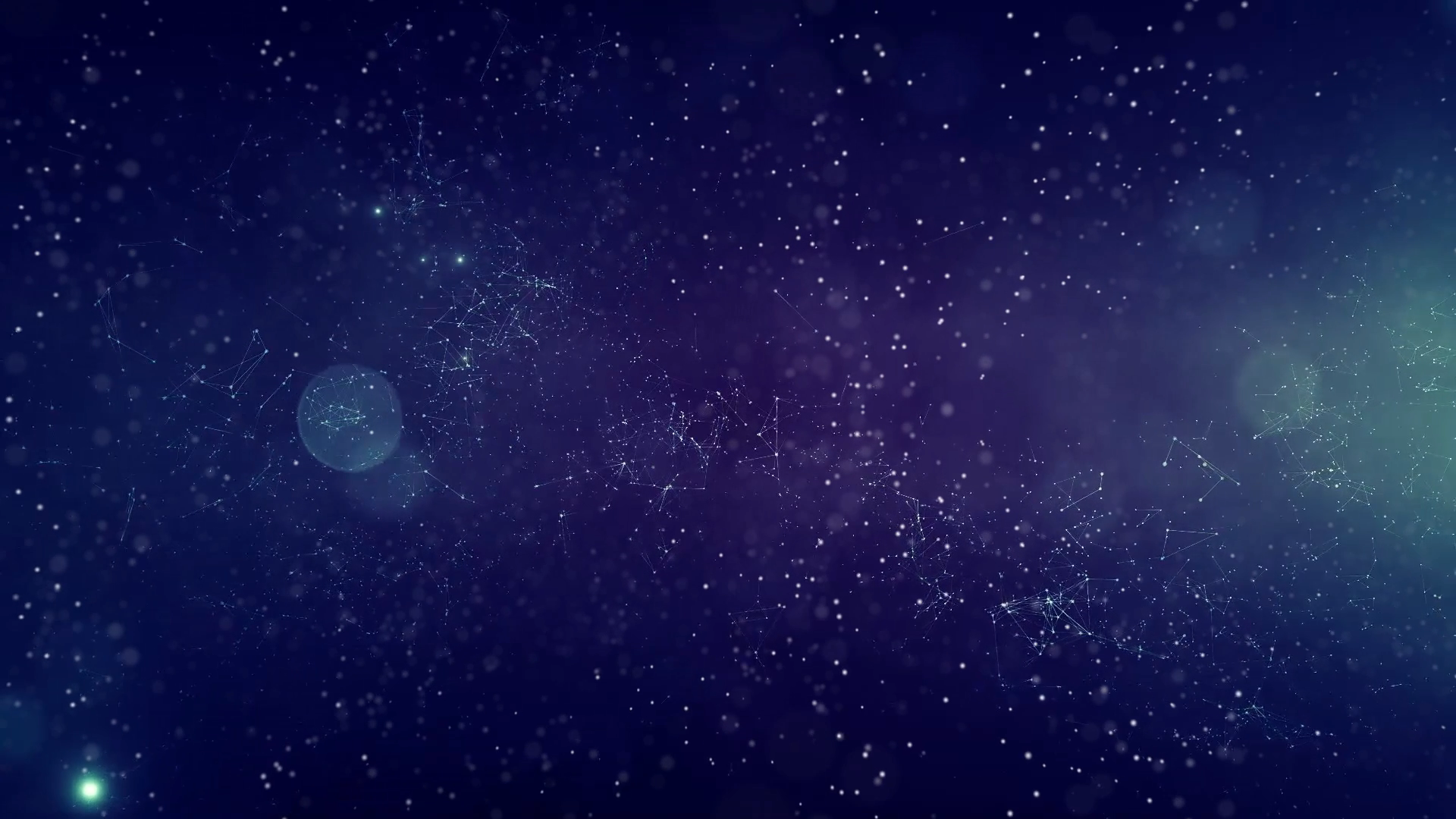 唯美蓝色星空粒子后期展示视频的预览图