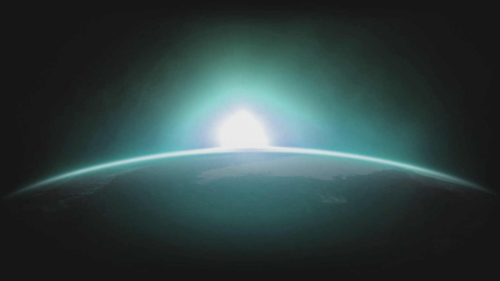 简洁高端光效内容地球旋转循环背景应用视频的预览图