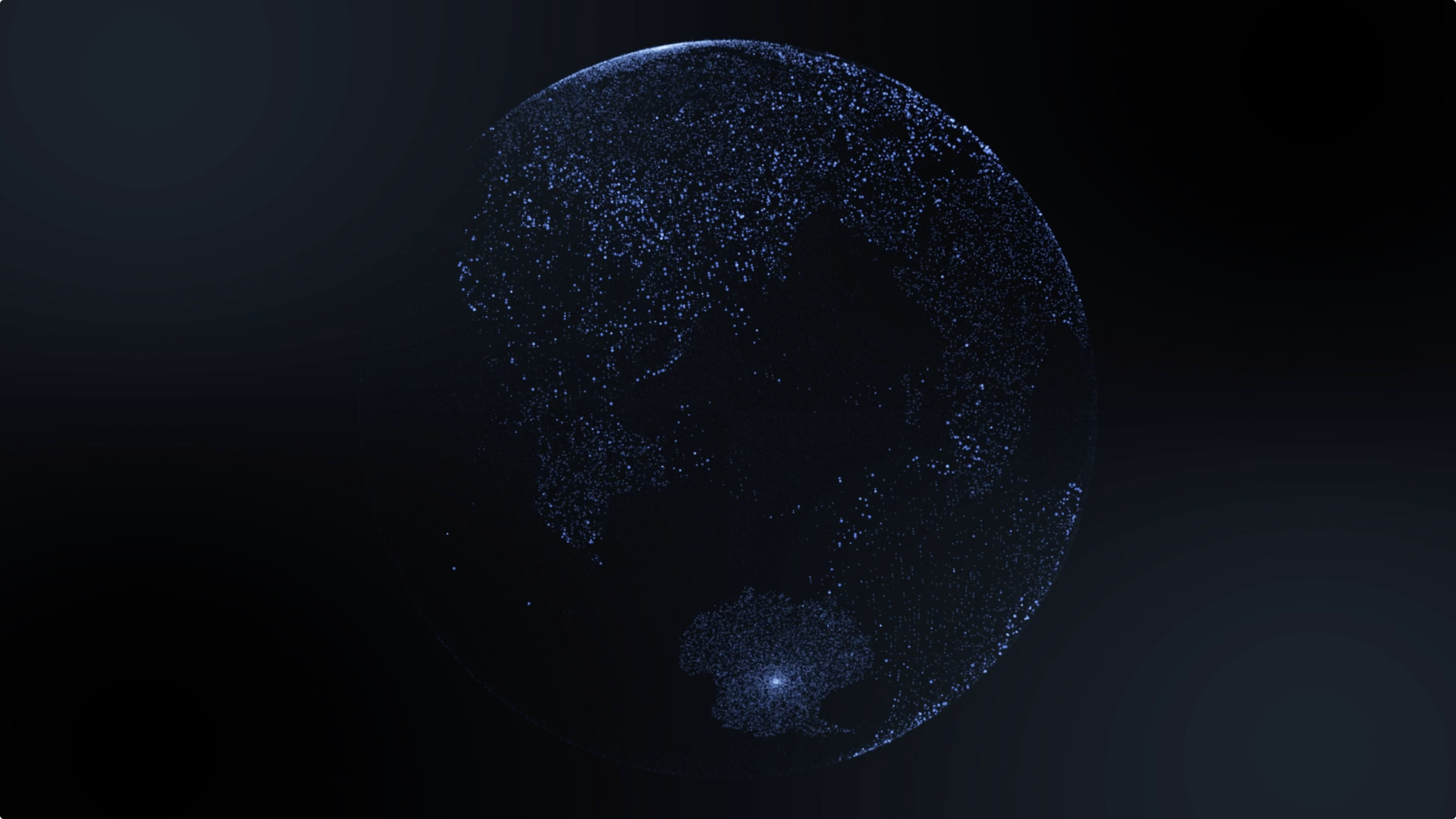 科技粒子地球开场片头AE模板视频的预览图