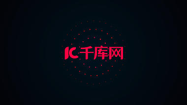 粒子光效动画展示出logo视频的预览图