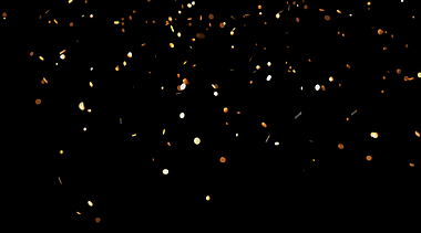 华丽金色粒子飞散效果后期内容展示应用视频的预览图