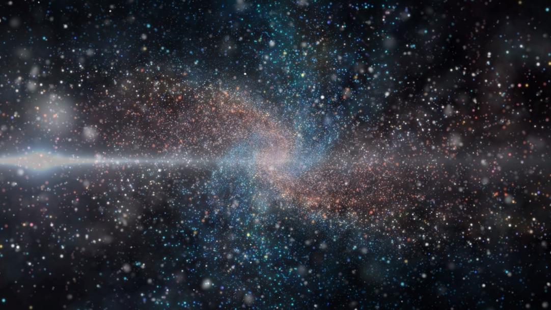 大气星空粒子宇宙爆炸视频的预览图