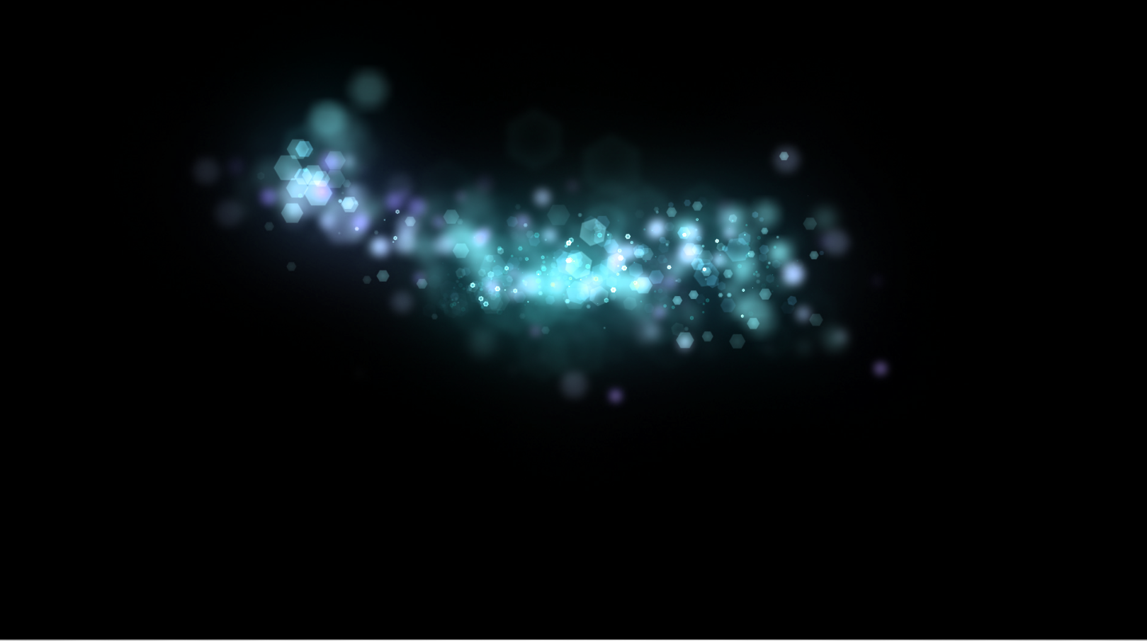 炫彩光斑粒子飞散效果内容效果应用视频的预览图
