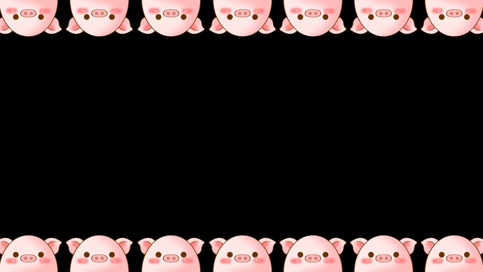 综艺后期一群小猪动态边框视频的预览图