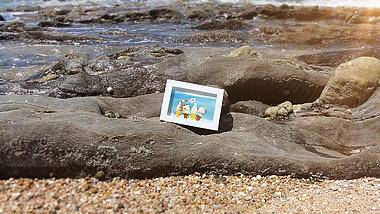 夏日海边相框相册展示视频的预览图