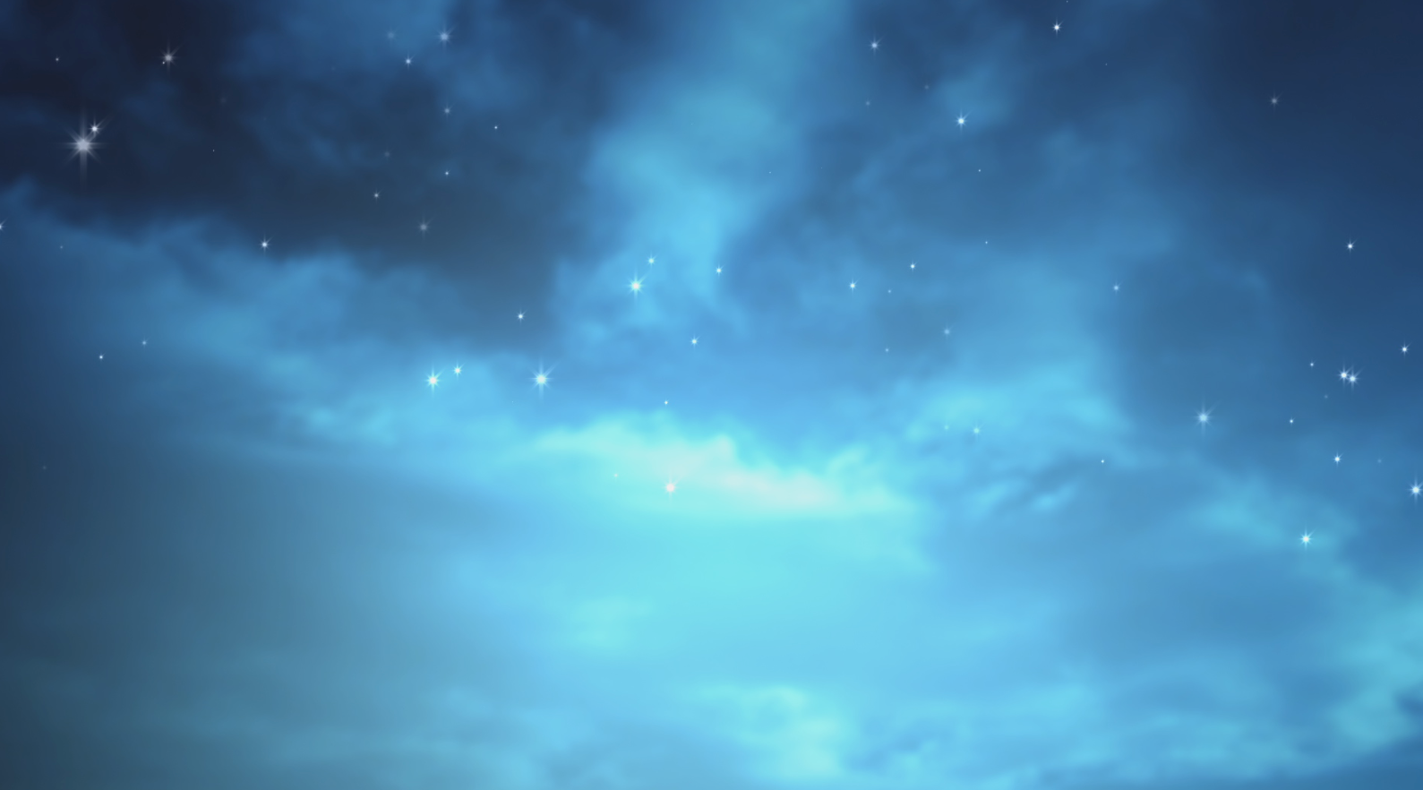 星星点点天空蓝色魔幻效果宇宙星空背景展示视频的预览图