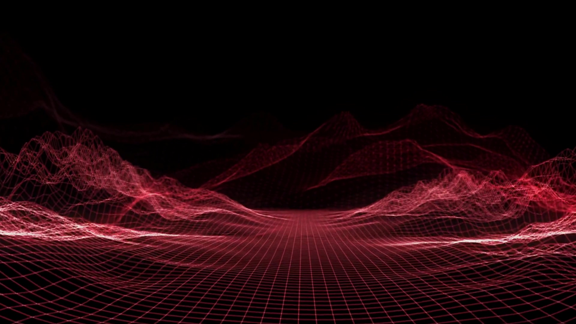 红色粒子地形科技展示企业宣传视频视频的预览图