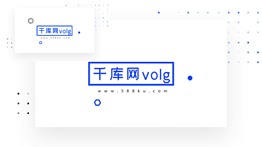 创意纯色VOLG片头字幕AE模板视频的预览图