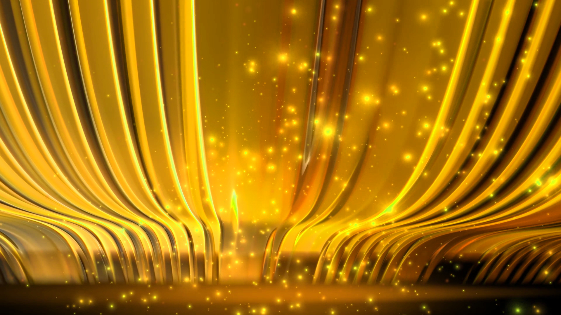 金色粒子光效背景ae模板视频的预览图