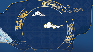 古典中国风纹样动态背景视频的预览图