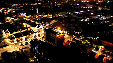 1080P航拍乌镇夜景延时视频的预览图