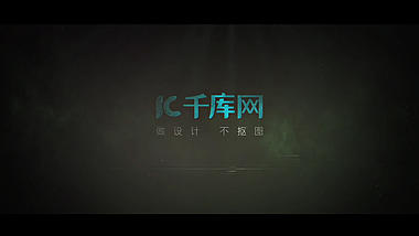 黑暗风格电影LOGO标志开场视频的预览图