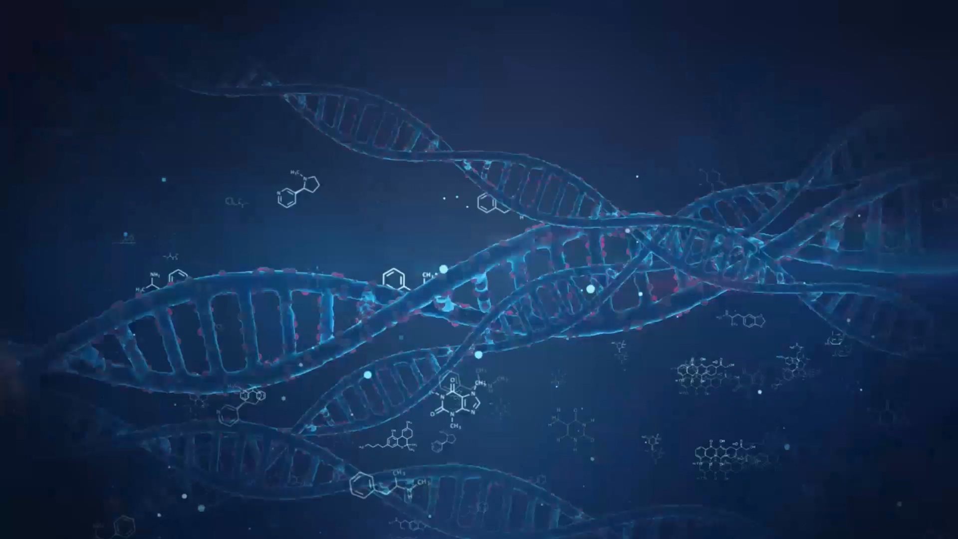 三维DNA分子医疗科学图文动画AE模板视频的预览图