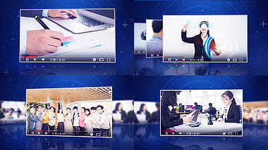 科技网络企业图文宣传展示AE模板视频的预览图